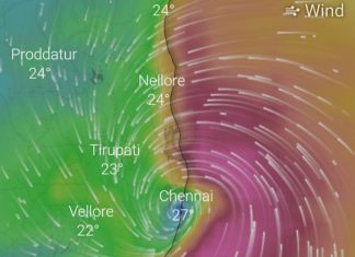 தமிழகத்தில் நிவர் புயல் வானிலை மையம் எச்சரிக்கை