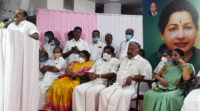 தமிழ்நாட்டில் மூன்றாவது முறையாக மீண்டும் அதிமுக ஆட்சி அமையும் என அதிமுக துணை ஒருங்கிணைப்பாளர் வைத்திலிங்கம் உறுதி