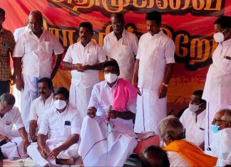 தஞ்சாவூர் மாவட்டத்தில் கிராமசபை கூட்டத்தில் முன்னாள் அமைச்சர் பழநிமாணிக்கம் பங்கேற்பு