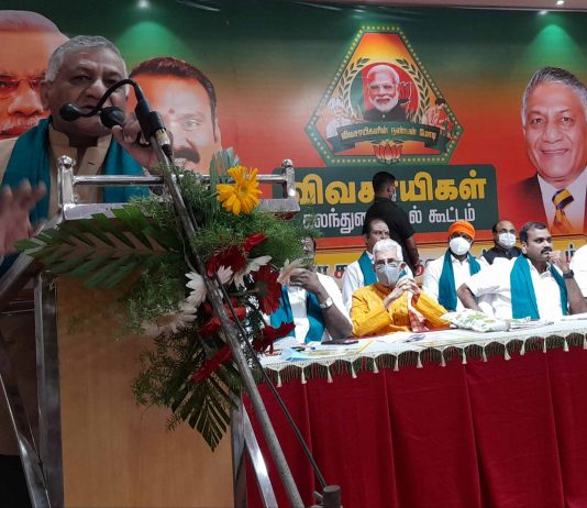 தேசிய ஜனநாயக கூட்டணியின் முதலமைச்சராக எடப்பாடி பழனிச்சாமி உள்ளார் என பாஜக மாநில தலைவர் எல்.முருகன் பேட்டி.