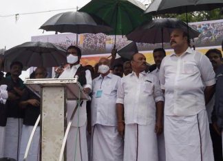 மத்திய அரசின் வேளாண் சட்டத்திற்கு எதிர்ப்பு தெரிவித்து திமுக கண்டன ஆர்பாட்டம்.