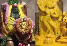 அனுமன் ஜெயந்தியை முன்னிட்டு தஞ்சாவூரில் பிரசித்திபெற்ற மூலை அனுமார் கோவிலில் சிறப்பு வழிபாடு.