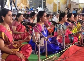 ஸ்ரீதியாகராஜருக்கு பஞ்சரத்ன கீர்த்தனை இசை அஞ்சலி