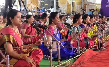 ஸ்ரீதியாகராஜருக்கு பஞ்சரத்ன கீர்த்தனை இசை அஞ்சலி