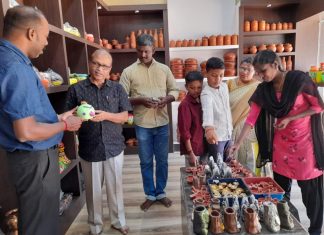 தஞ்சாவூரில் முதல் முறையாக சுடுமண் கைவினை பொருட்கள் கண்காட்சி