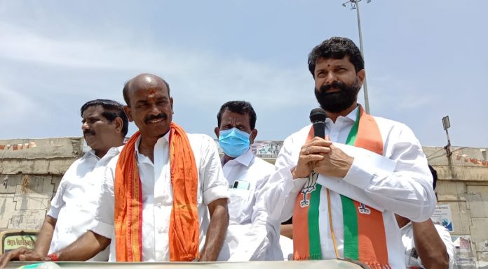 தமிழ் கடவுள் முருகப் பெருமானுக்கும் எதிர்ப்பவர்களுக்கும் இடையே நடைபெறும் தேர்தல் – பாஜக சி.டி ரவி பேச்சு