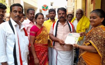 எதிர்க்கட்சியினருக்கு அரசியல் நாகரிகம் இல்லை- அதிமுக வேட்பாளர் அறிவுடைநம்பி குற்றச்சாட்டு
