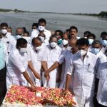 தஞ்சை மாவட்டம் கல்லணையிலிருந்து காவிரி டெல்டா மாவட்ட குறுவை பாசனத்திற்கு தண்ணீர் திறப்பு