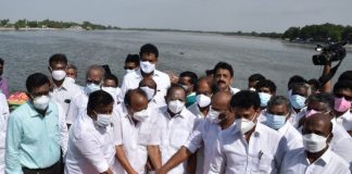 தஞ்சை மாவட்டம் கல்லணையிலிருந்து காவிரி டெல்டா மாவட்ட குறுவை பாசனத்திற்கு தண்ணீர் திறப்பு