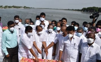 தஞ்சை மாவட்டம் கல்லணையிலிருந்து காவிரி டெல்டா மாவட்ட குறுவை பாசனத்திற்கு தண்ணீர் திறப்பு