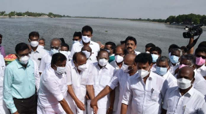 தஞ்சை மாவட்டம் கல்லணையிலிருந்து காவிரி டெல்டா மாவட்ட குறுவை பாசனத்திற்கு தண்ணீர் திறப்பு