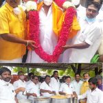 தஞ்சாவூரில் மனிதநேய பண்பாளர் வழக்கறிஞர் எஸ்.எஸ்.ராஜ்குமார் பிறந்தநாள் விழா நலத்திட்ட உதவிகள் வழங்கி திமுகவினர் கொண்டாட்டம்.