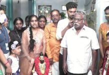 திருவள்ளுவருக்கு மரியாதை செலுத்தி பிறந்த நாள் கொண்டாடிய குடும்பத்தினர்