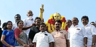 முன்னாள் முதல்வர் ஜெயலலிதா நினைவு நாள், அதிமுகவினர் மாலை அணிவித்து மரியாதை