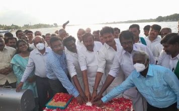 தஞ்சை மாவட்டம் கல்லணையிலிருந்து காவிரி டெல்டா மாவட்ட குறுவை பாசனத்திற்கு தண்ணீர் திறப்பு