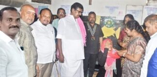 தஞ்சாவூரில் இலவச கண் சிகிச்சை முகாம், இலவச சர்க்கரை நோய் கண்டறியும் முகாமினை எம்பி பழநிமாணிக்கம் தொடங்கி வைத்தார்