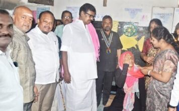 தஞ்சாவூரில் இலவச கண் சிகிச்சை முகாம், இலவச சர்க்கரை நோய் கண்டறியும் முகாமினை எம்பி பழநிமாணிக்கம் தொடங்கி வைத்தார்
