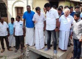 தஞ்சாவூர் மாநகராட்சி பகுதிகளில் மேயர் ராமநாதன் ஆய்வு, ஸ்மார்ட் சிட்டி திட்ட பணிகளை மார்ச் மாதத்திற்குள் முடிக்க உத்தரவு