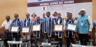 தேசிய அறிவியல் தினத்தை முன்னிட்டு தஞ்சை சாஸ்த்ரா பல்கலைக்கழகத்தில் 5 பேருக்கு விருதுகள்