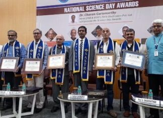 தேசிய அறிவியல் தினத்தை முன்னிட்டு தஞ்சை சாஸ்த்ரா பல்கலைக்கழகத்தில் 5 பேருக்கு விருதுகள்