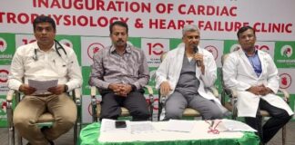 டெல்டா மாவட்டத்தில் தஞ்சாவூர் மீனாட்சி மருத்துவமனையில் முதலமைச்சரின் காப்பீட்டு திட்டத்தில் பயன்பெறும் வகையில் முதன்முதலாக இதய மின்னியங்கியல் மற்றும் இதய செயலிழப்பு கிளினிக் தொடக்கம்