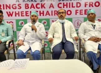 தஞ்சாவூர் மீனாட்சி மருத்துவமனையில் சக்கர நாற்காலியில் இருந்த சிறுவனை நடக்க வைத்து மருத்துவர்கள் சாதனை