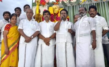 தமிழக அரசு காவிரி தண்ணீரை பெற்றுத்தர கோரி டெல்டா மாவட்டங்களில் 6ந் தேதி மாபெரும் கண்டன ஆர்ப்பாட்டம், அதிமுக முன்னாள் அமைச்சர் காமராஜ் தகவல்
