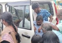 தஞ்சையில் விபத்தில் சிக்கியவர்களை மீட்டு தனது அரசு வாகனத்தில் மருத்துவமனைக்கு அனுப்பி வைத்த மாநகராட்சி துணை மேயர், பொதுமக்கள் பாராட்டு