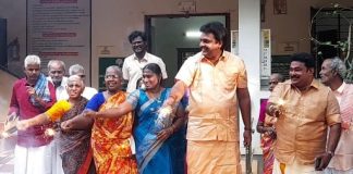 தஞ்சாவூரில் ஆதரவற்ற முதியோர் இல்லத்தில் தீபாவளி கொண்டாடிய எம்எல்ஏ மற்றும் மேயர், முதியோர்கள் நெகிழ்ச்சி