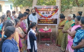 குவைத் தீ விபத்தில் உயிரிழந்தவர்களுக்கு தஞ்சையில் மெழுகுவர்த்தி ஏந்தி அஞ்சலி