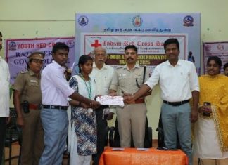 தஞ்சாவூரில் போதை பொருள் எதிர்ப்பு மற்றும் தற்கொலை தடுப்பு விழிப்புணர்வு நிகழ்ச்சி, எஸ்பி இராஜாராம் பங்கேற்பு