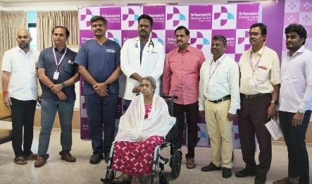 டெல்டாவில் முதன்முறையாக தஞ்சை ஸ்ரீ காமாட்சி மருத்துவமனையில் 75 வயது பெண்ணுக்கு மிகச் சிறிய பேஸ் மேக்கர் கருவி பொருத்தம்