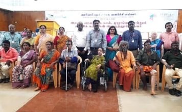 தஞ்சாவூரில் செயற்கை கை, கால், முழங்கை, மற்றும் வீல்சேர் வழங்கும் முகாம். பெரியார் புரா ஊரக வளர்ச்சி மய்யம் மற்றும் பி எம் வி எஸ் எஸ் சார்பில் வழங்கப்பட்டது