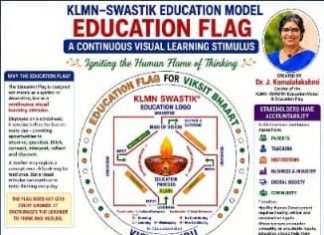 கோவையைச் சேர்ந்த டாக்டர் ஜெ. கோமளலட்சுமி உருவாக்கிய “Education Flag for Viksit Bharat @2047” கல்வி முயற்சி
