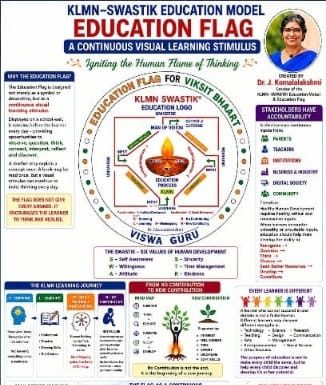 கோவையைச் சேர்ந்த டாக்டர் ஜெ. கோமளலட்சுமி உருவாக்கிய “Education Flag for Viksit Bharat @2047” கல்வி முயற்சி